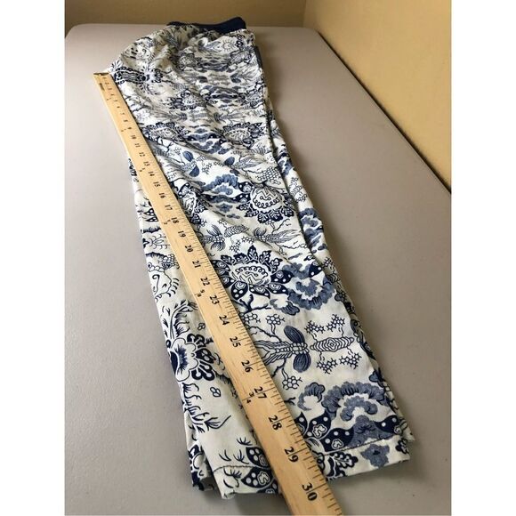 MNG by Mango Suite High Waisted Elastic Pull On Lounge Floral printed pants size - Picture 8 of 14